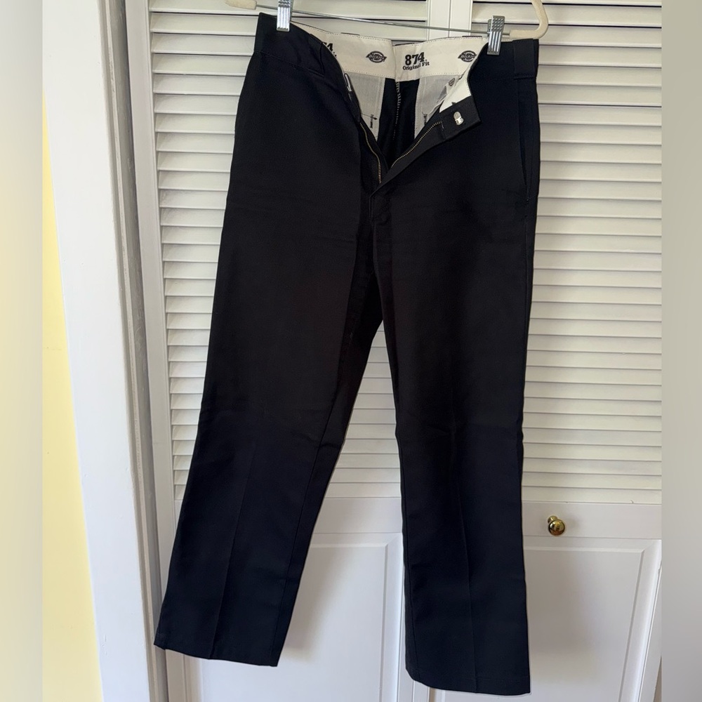 Dickies Black Original Fit 874 Pants